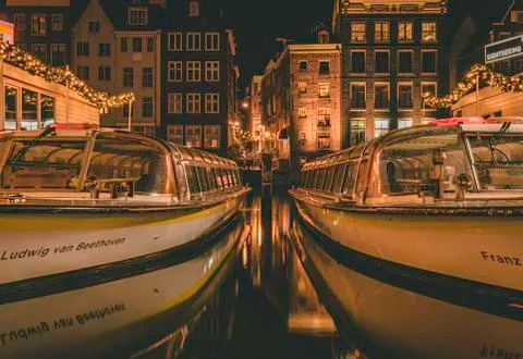 Amsterdam Canal Stock Photos