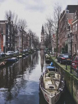 Amsterdam Canal Stock Photos