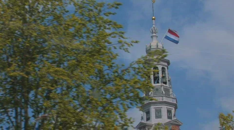 Amsterdam canal view Stock-Footage 703437