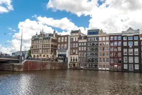 Amsterdam Canal View Stock Photos