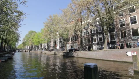 Amsterdam Canals 03 Stock Footage 3875106