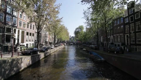 Amsterdam Canals 05 Stock Footage 3877527