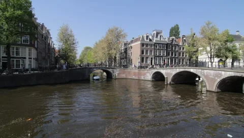 Amsterdam Canals 07 Stock Footage 3879739