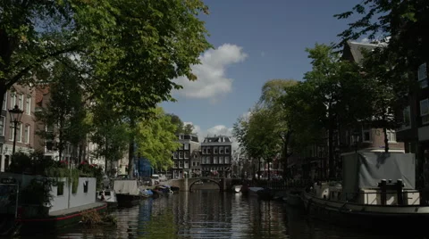 Amsterdam canals 1 動画素材 45588003