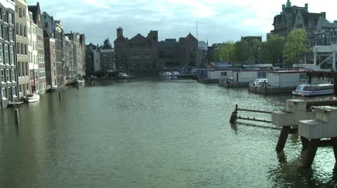 Amsterdam Canals Stock Footage 10797171