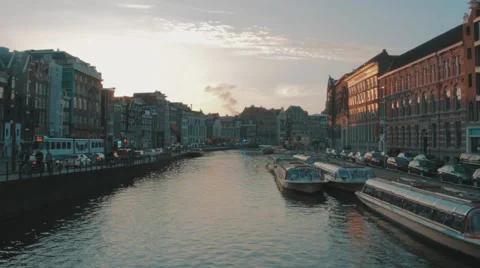 Amsterdam canals Stock-Footage 64825346