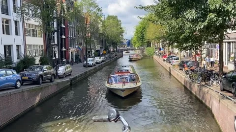 Amsterdam Canals Video stock 249756221
