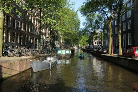 Amsterdam Canals Stock Photos