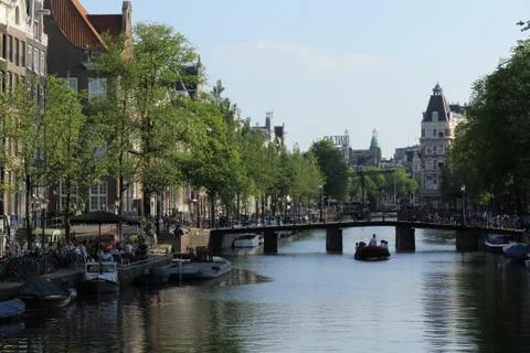 Amsterdam Canals Stock Photos