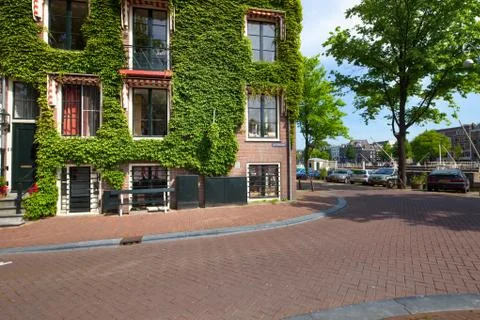 Amsterdam, canals Stock Photos
