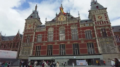 Amsterdam Centraal Video stock 250301206