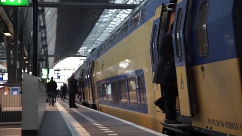 Amsterdam Central Station Stock Footage 72700954