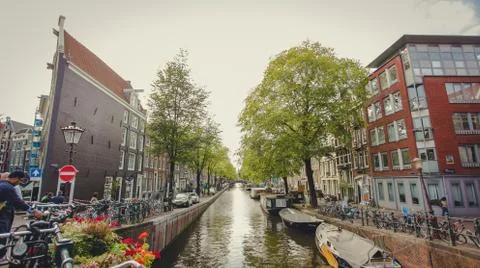 Amsterdam city Stock Photos