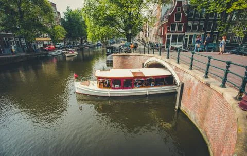 Amsterdam city Stock Photos