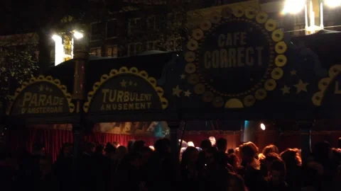 Amsterdam Crowd 스톡 동영상 169084247