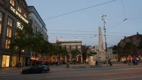 Amsterdam downtown. Видео 145158807