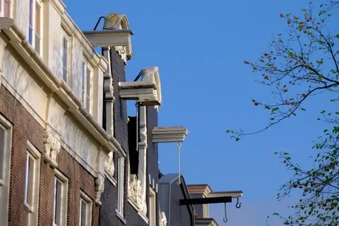 Amsterdam facades Stock Photos