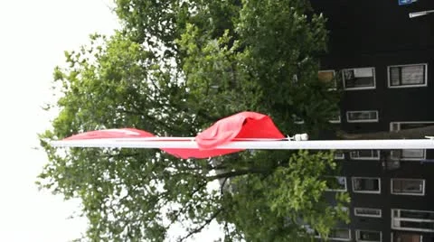 Amsterdam flag Stock Footage 21620728