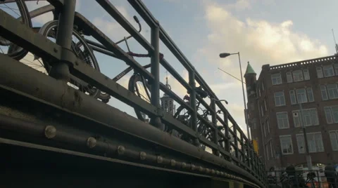 Amsterdam HD bridge Stock Footage 48786825