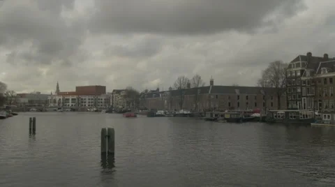 Amsterdam HD canal Stock Footage 48844940