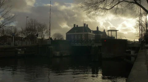 Amsterdam HD cloudy _3 Stock Footage 48822227