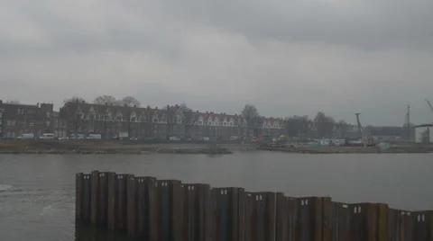 Amsterdam HD docks _1 Video stock 48916380