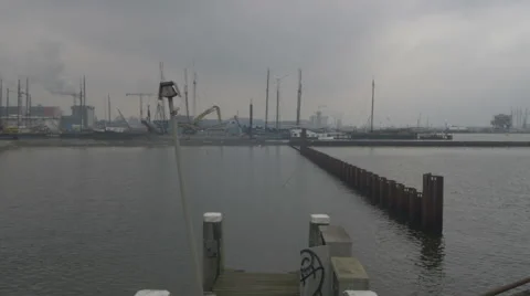 Amsterdam HD docks Stock Footage 48915395