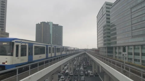 Amsterdam HD metro train arrival Video stock 48918804