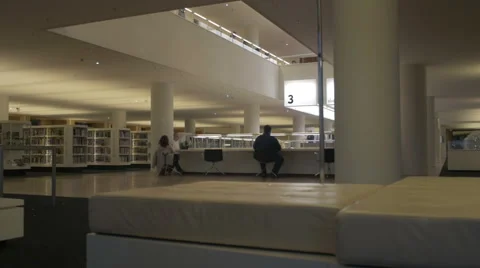 Amsterdam HD public library _3 Stock Footage 49097189