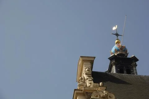 Amsterdam Historical Old buildings Stock Photos