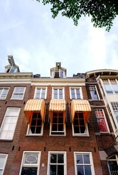 Amsterdam house front Stock Photos
