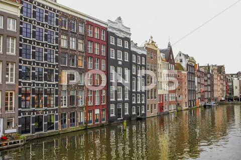Amsterdam houses Stock Photos