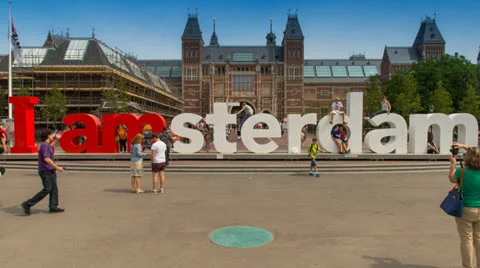 Amsterdam I amsterdam Stock Footage