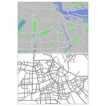 Amsterdam Stock Illustration