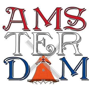 Amsterdam Stock Illustration