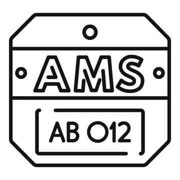 Amsterdam license plate with city code showing dutch vehicle registration イラスト素材