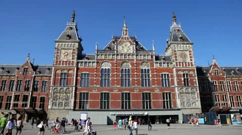 Amsterdam, the Netherlands Stock Footage 11142727