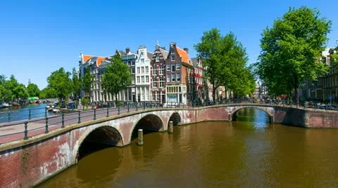 Amsterdam, the Netherlands Stock Footage 14824816