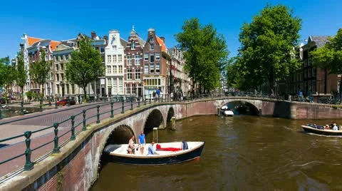 Amsterdam, the Netherlands. Stock Footage 14825286