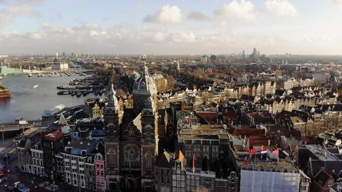 Amsterdam in Netherlands Stock Footage 86240930