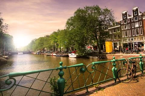 Amsterdam in Netherlands Stock Photos