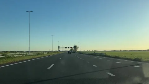 Amsterdam Netherlands Suburban Commute Through Residential Neighborhoods Stock-Footage 337069630