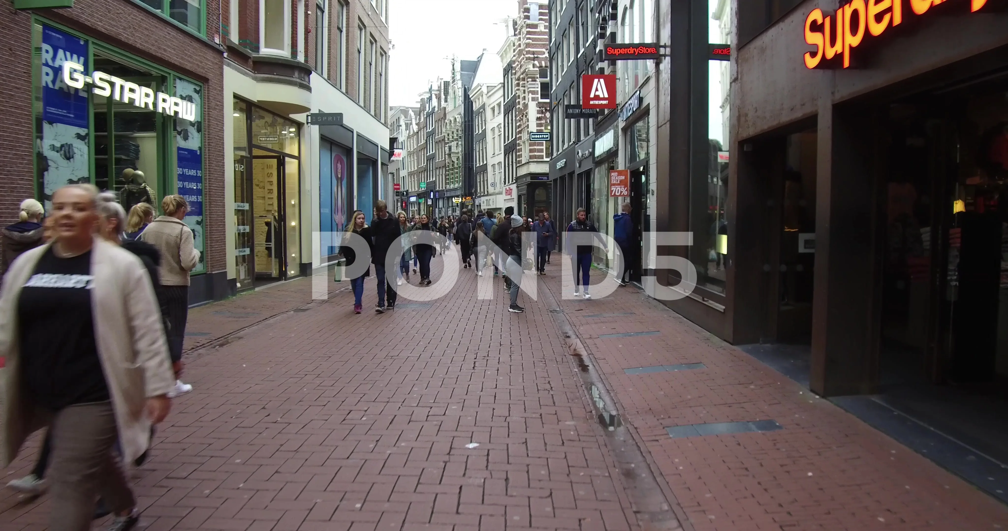 menigte binnenkort viering Kalverstraat Stock Footage ~ Royalty Free Stock Videos | Pond5