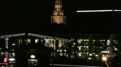 Amsterdam at Night 2 Stockbeeldmateriaal 14269554