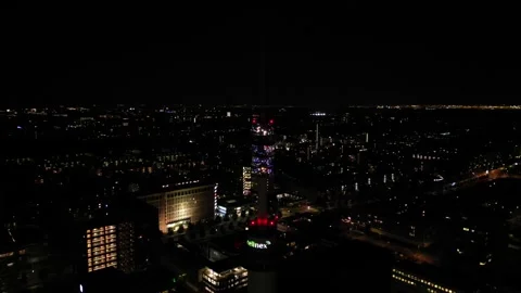 Amsterdam by night 2 Video stock 252967929