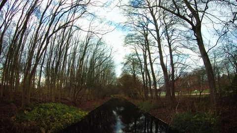 Amsterdam Osdorpplein small river Video stock 99788853