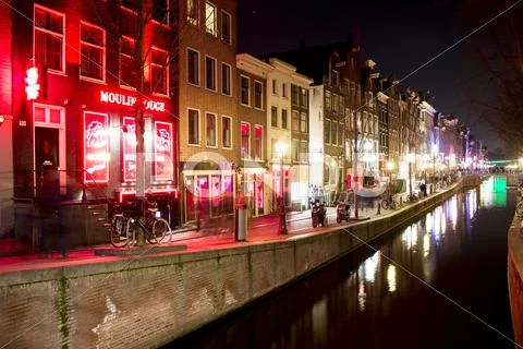 Amsterdam Red Light District Night 1