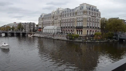Amsterdam River Stockbeeldmateriaal 94594848