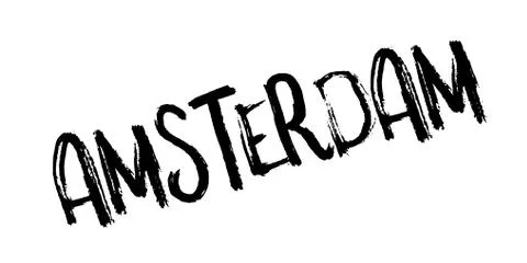 Amsterdam rubber stamp Stock Illustration