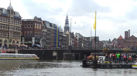 Amsterdam scene Stock Photos